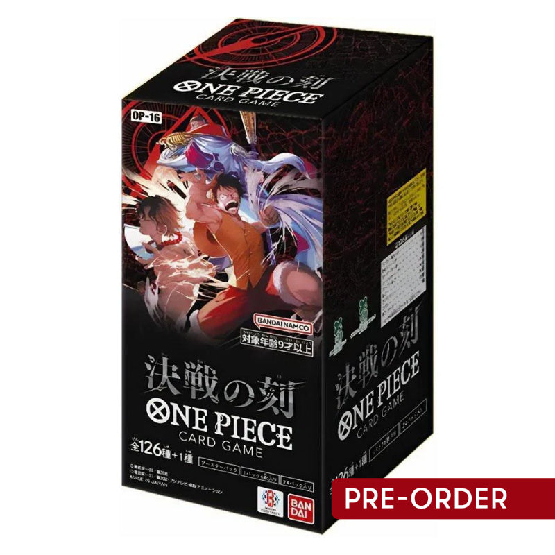 One Piece Card Game OP-16 The Time Of Battle Booster Box Japanese - Trading Card Games