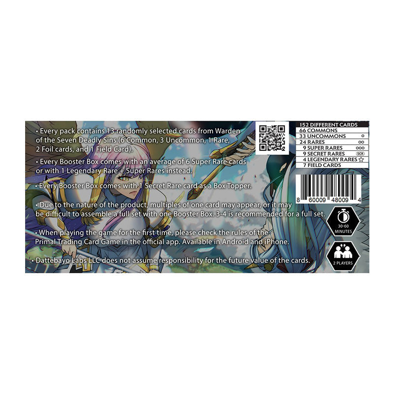 Primal TCG Warden of the Seven Deadly Sins Booster Box (Set 3) - Trading Card Games - 2