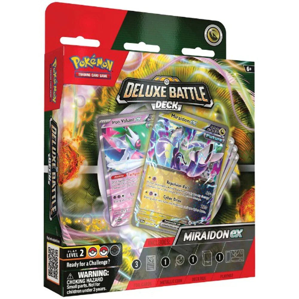 Pokemon TCG Miraidon ex & Koraidon ex Deluxe Battle Decks (pair) - Trading Card Games - 2