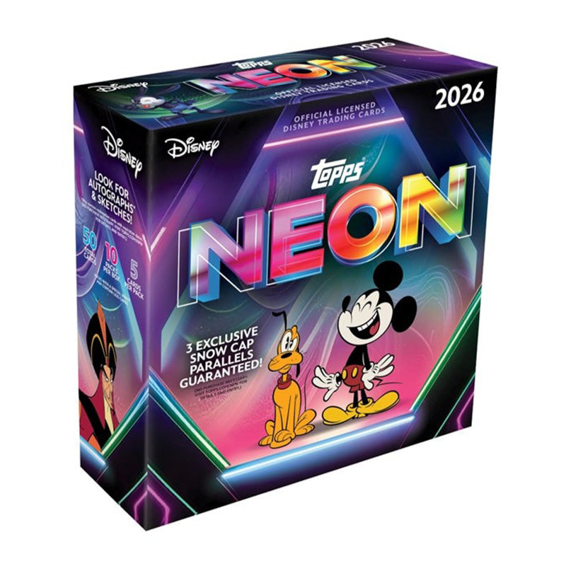 Topps 2026 Disney Neon Mega Box - Trading Card Games - 2