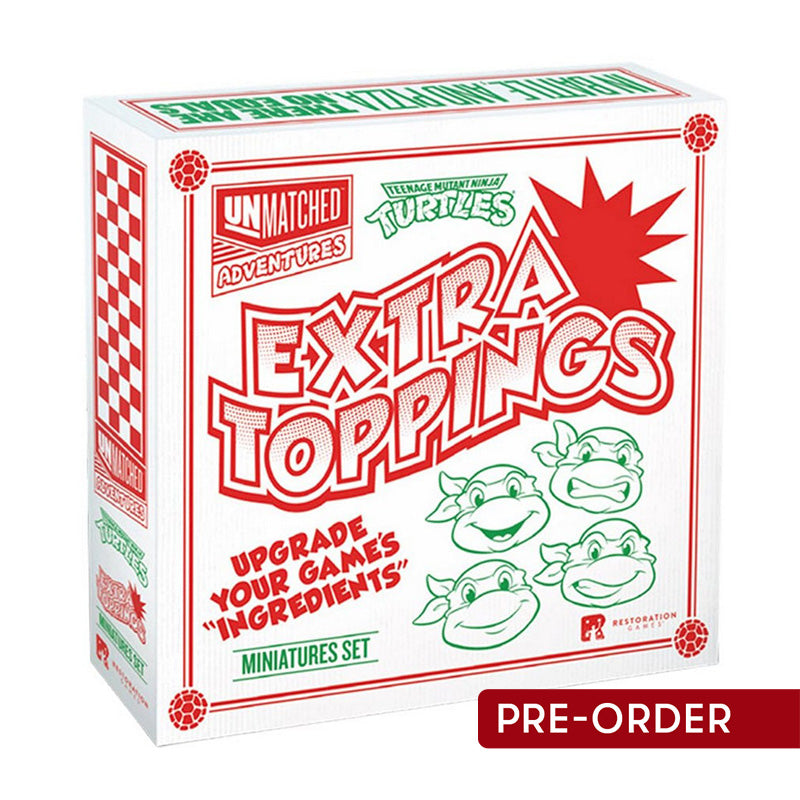 Unmatched Teenage Mutant Ninja Turtles - Extra Toppings Miniature Set - Board Games
